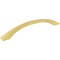 Jeffrey Alexander 160 mm Center-to-Center Brushed Gold Flared Philip Cabinet Pull 767-160BG - alternate 1